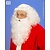 Luxe set pruik en baard Kerstman