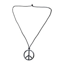 Peace ketting zilver