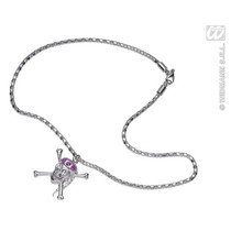 Schedelketting strass