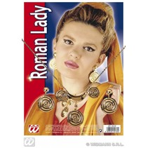 Romeinse set ketting met oorbellen