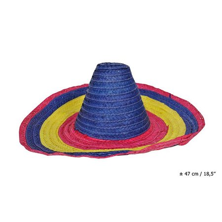 Hoed sombrero 3 kleuren