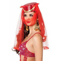 Haremhoed met licht rood
