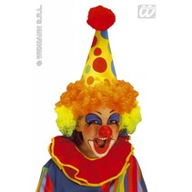 Clownshoed neon met pruik