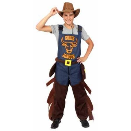 Tuinbroek Koeien Jonguh met hoed