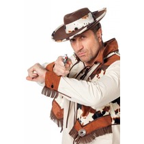 Cowboyhoed koe bruin