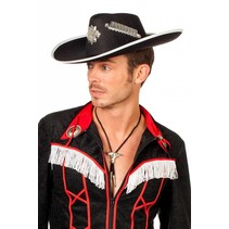 Cowboyhoed groot met kogels