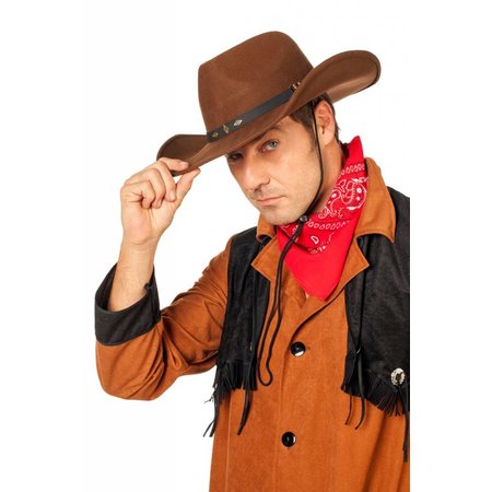 Rodeo hoed wolvilt bruin