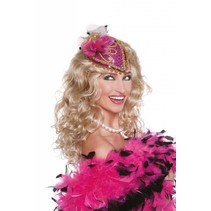 Hoed teardrop Tessy pink