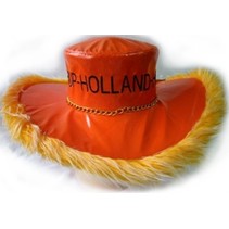 Hoed met boa hup Holland