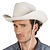 Hoed vilt Cowboy wit