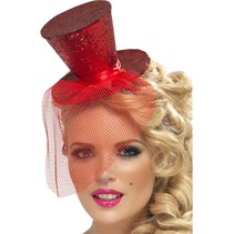 Fever mini hoedje rood