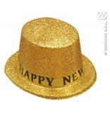 Hoge hoed goud Happy new year