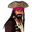 Piraten hoed met bruine dreadlocks
