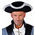 Elite hoed captain zilveren rand