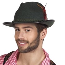 Tiroler hoed vilt Walter groen