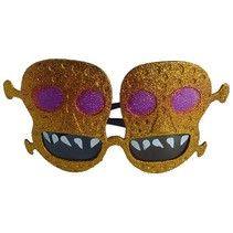 Funbril doodskop paars