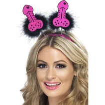 Hoofdband Willy Boppers pink