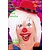Clownspruik wit