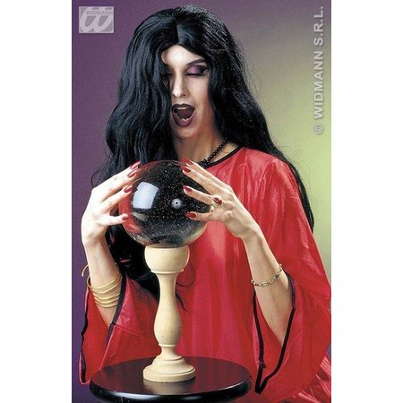 Pruik Heks Amelia zwart