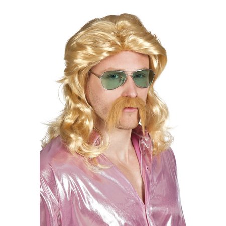 Pruik Barry met snor