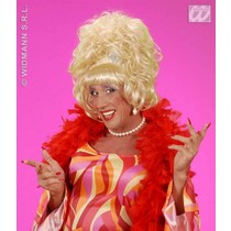 Pruik drag queen blond