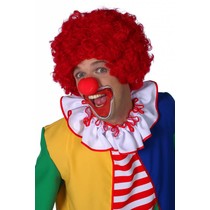 Clownspruik rood