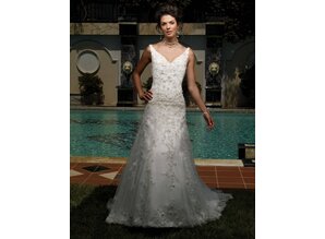 1860 Klassisches Traumkleid