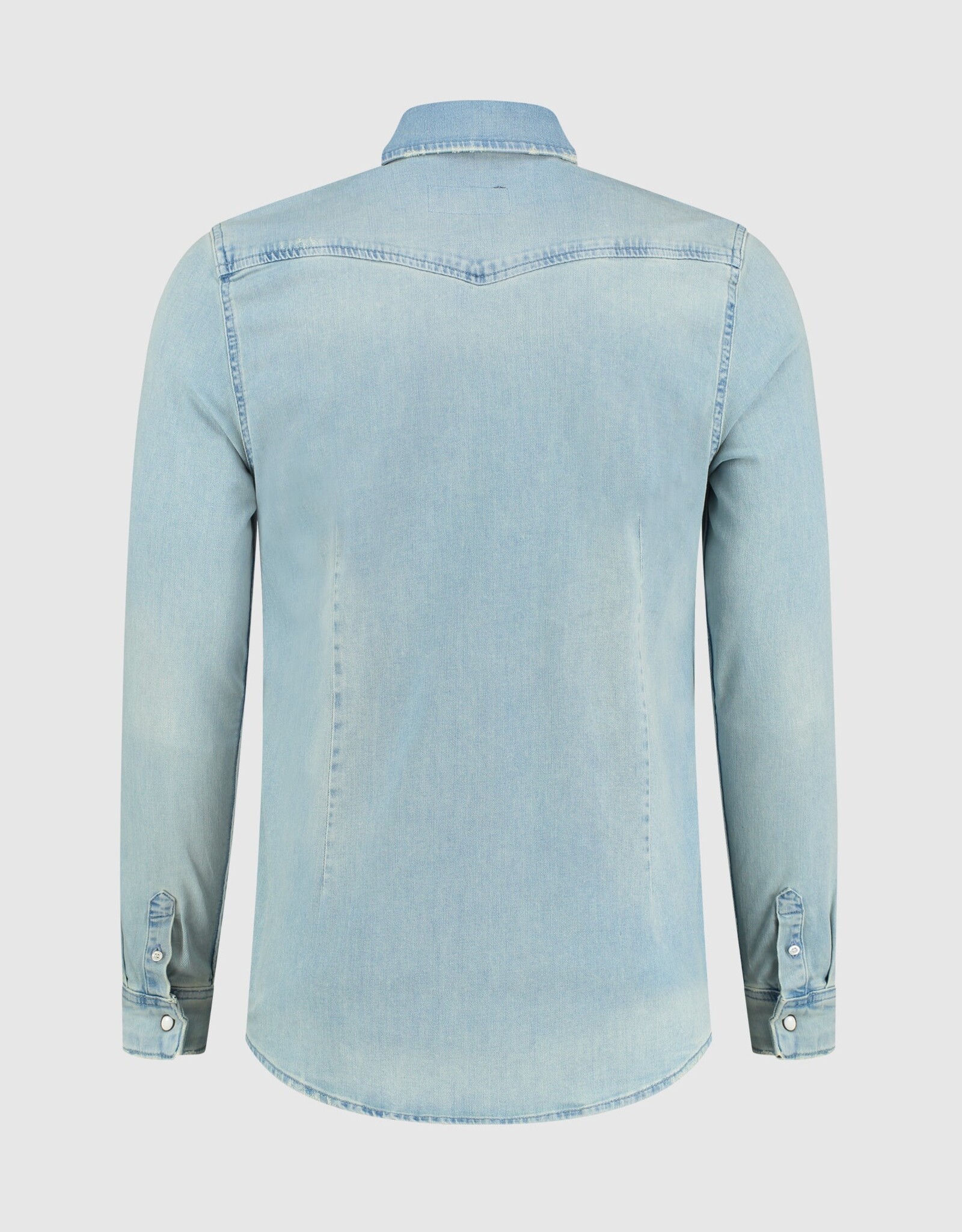 Purewhite Denim Stretch Shirt