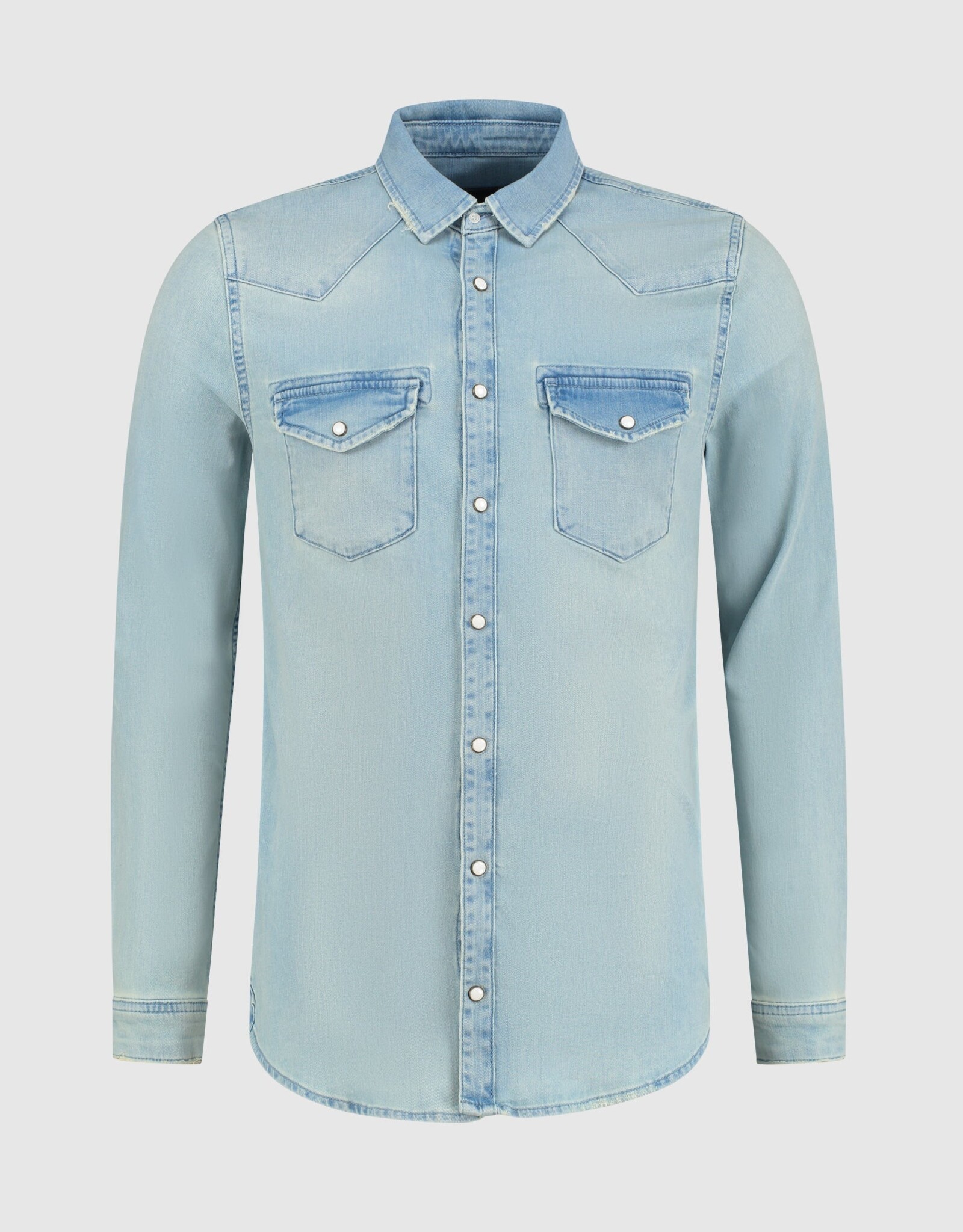 Purewhite Denim Stretch Shirt