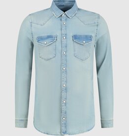 Purewhite Denim Stretch Shirt