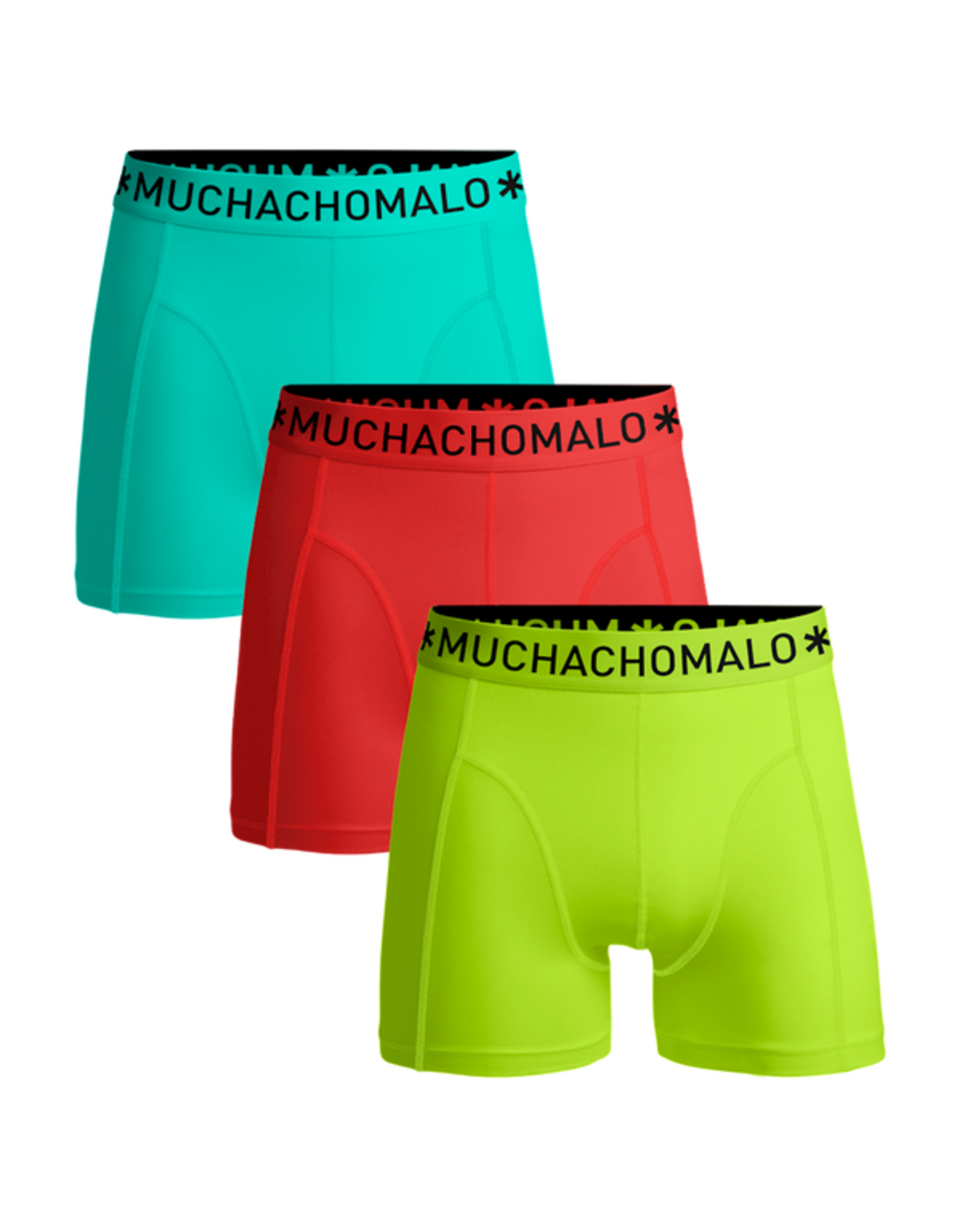 Muchachomalo Men 3-Pack Solid - Blanco Milano