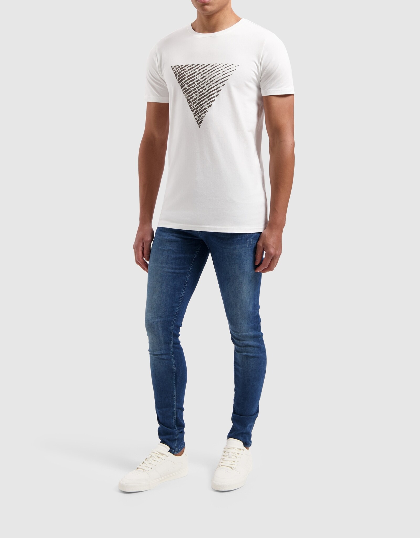 Pure Path Monogram Triangle T'shirt