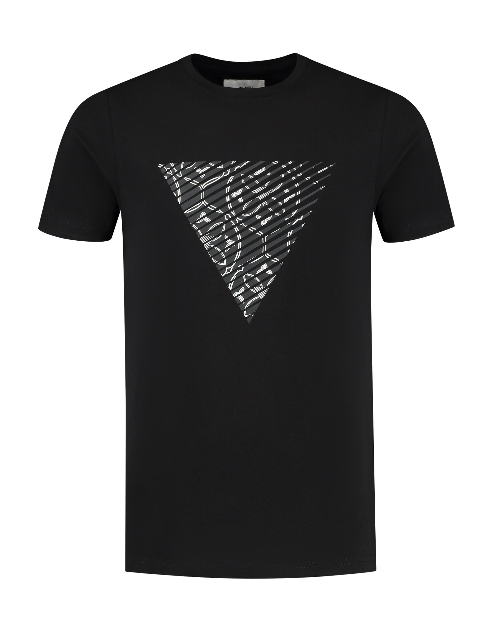 Pure Path Monogram Triangle T'shirt