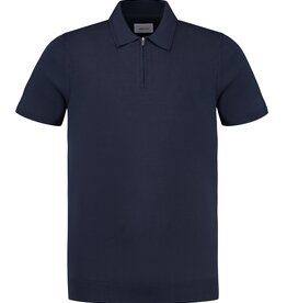 Pure Path Halfzip Knit Polo