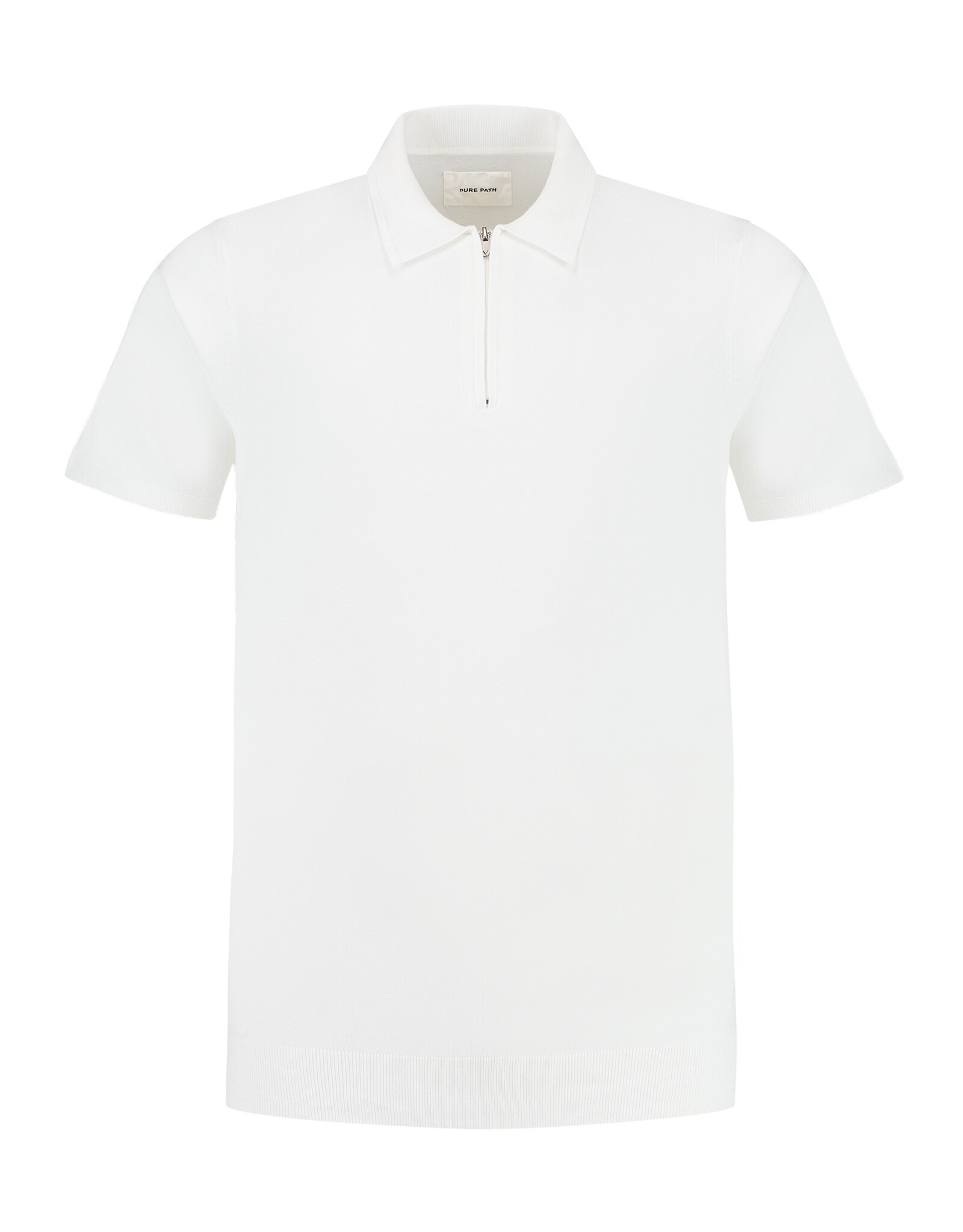 Pure Path Halfzip Knit Polo