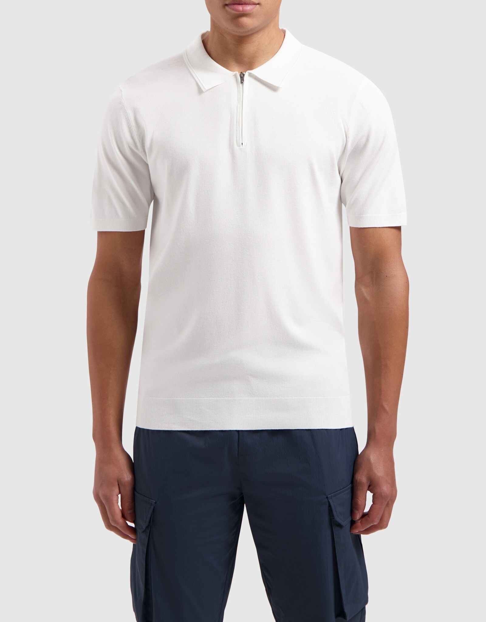 Pure Path Halfzip Knit Polo