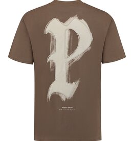 Pure Path Brushstroke Initial T-shirt