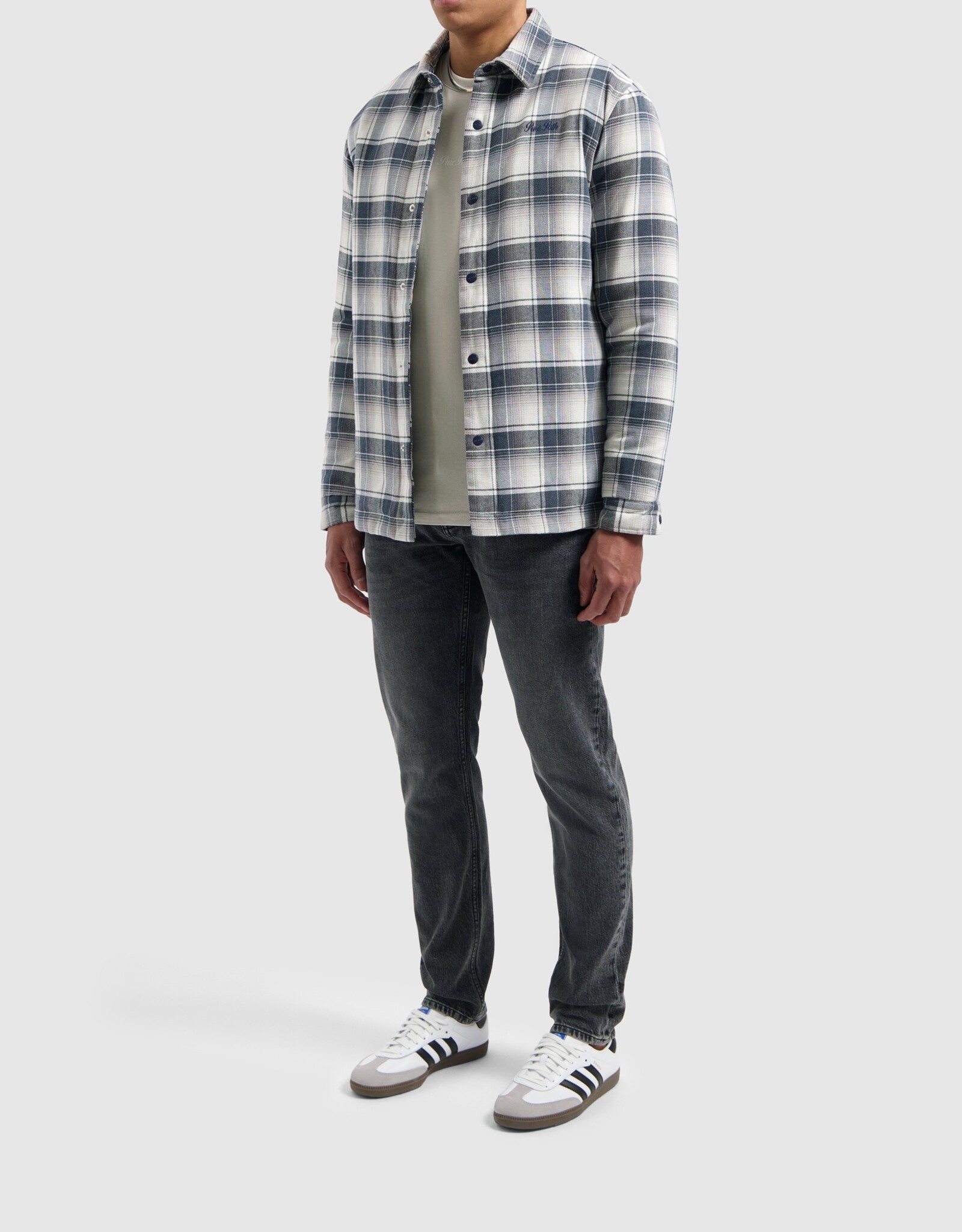 Pure Path Padded Checked Shirt