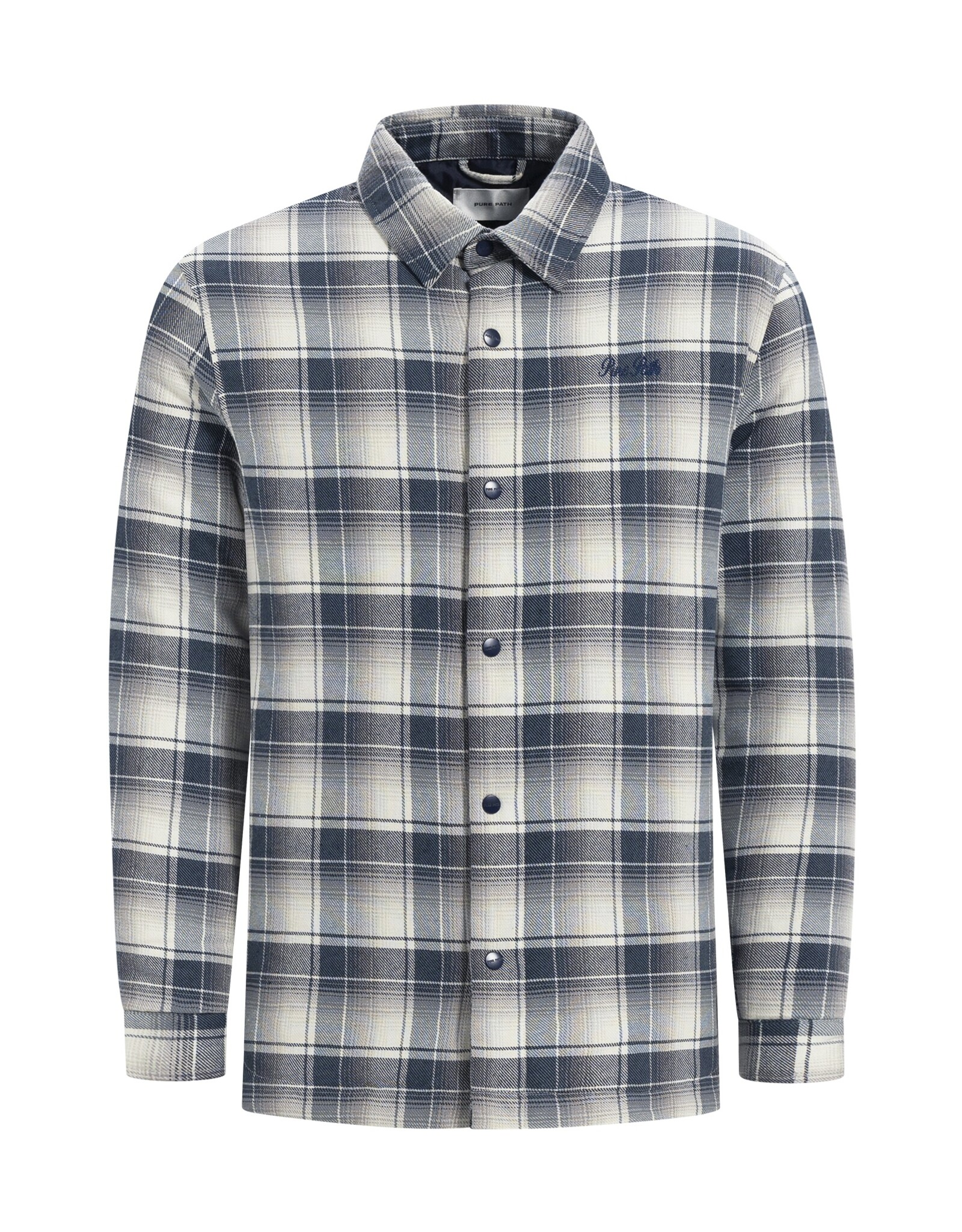 Pure Path Padded Checked Shirt