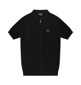 Quotrell Arena Knitted Zip Polo