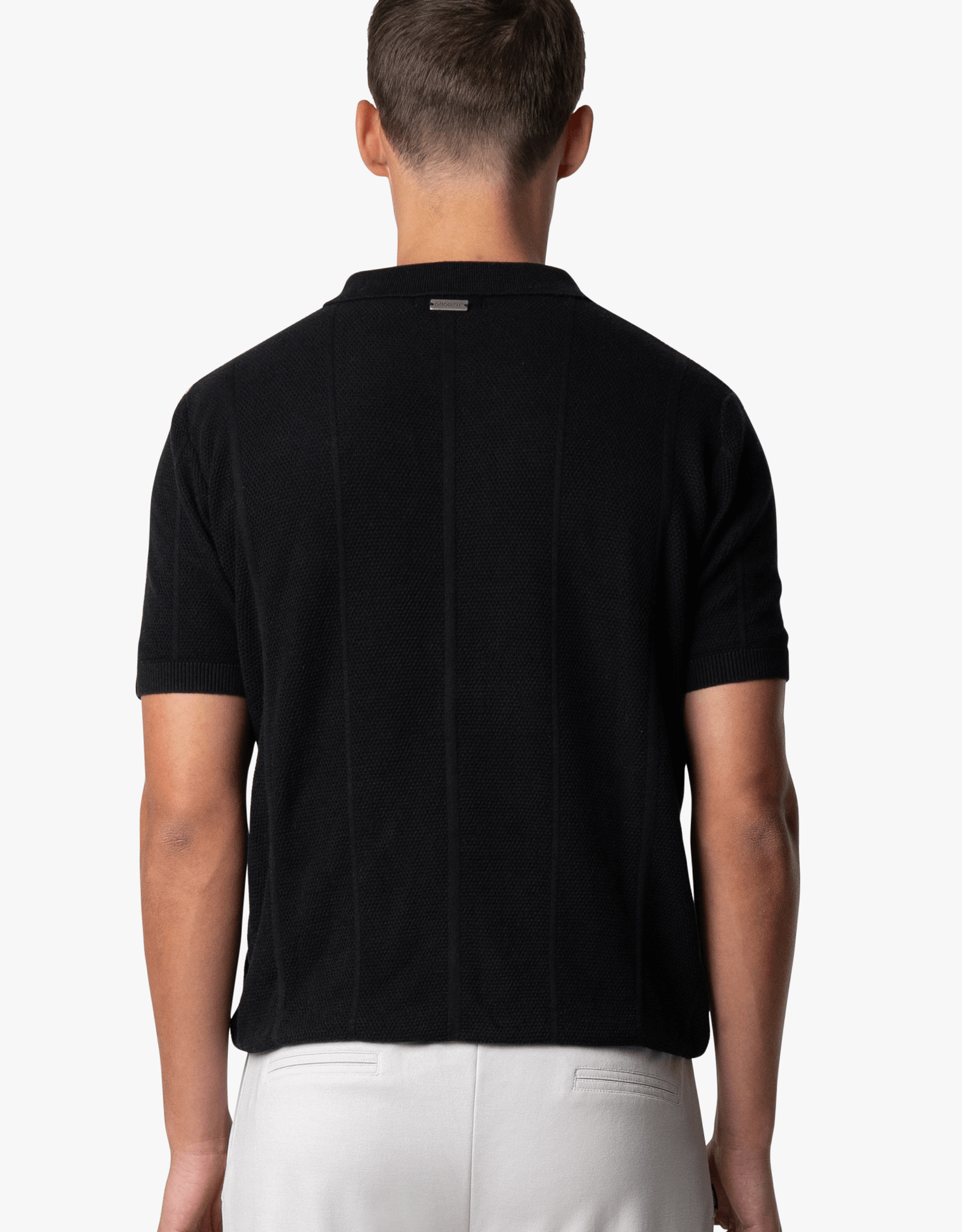 Quotrell Arena Knitted Zip Polo