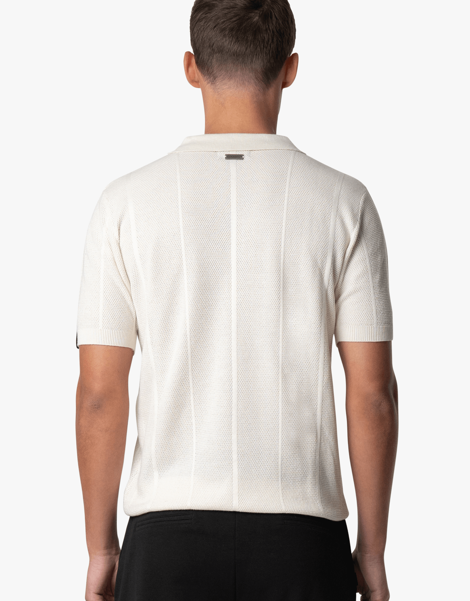 Quotrell Arena Knitted Zip Polo