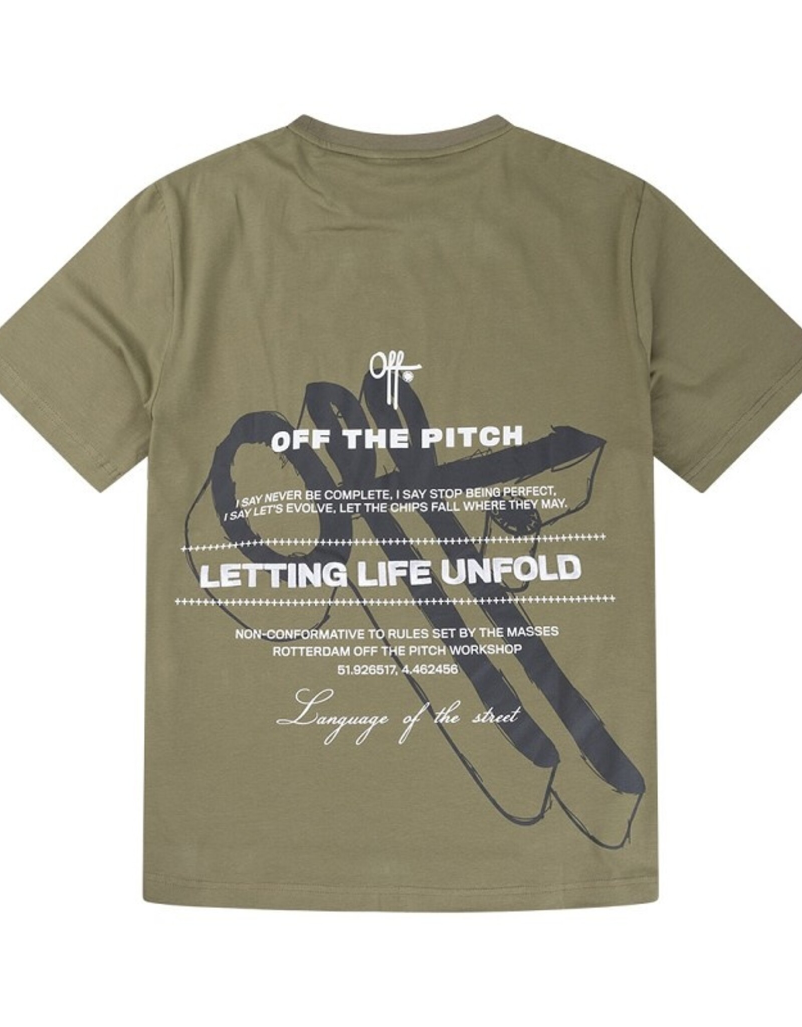 Off the pitch Unfold regular Tee