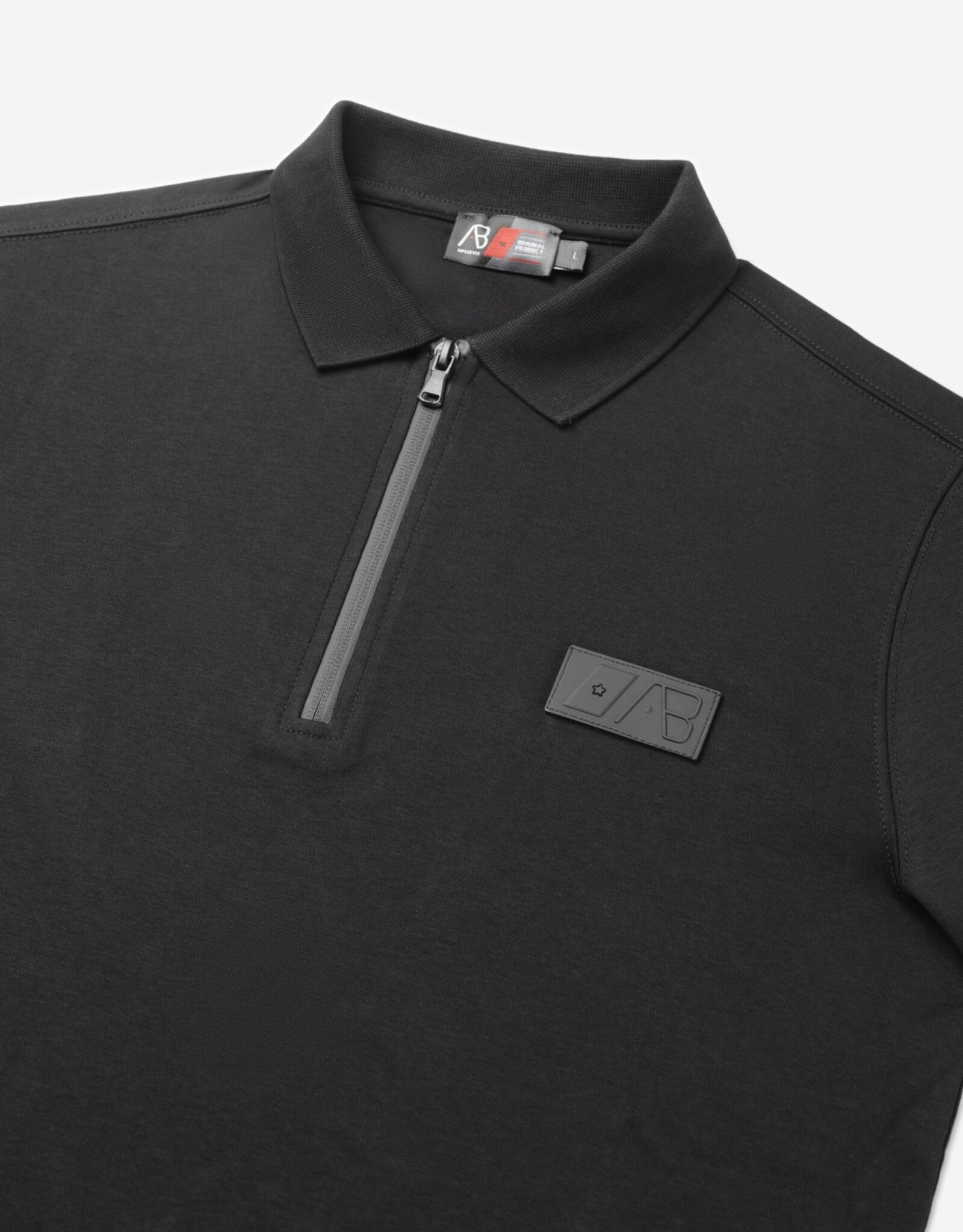 AB Lifestyle Platinum Zip Polo