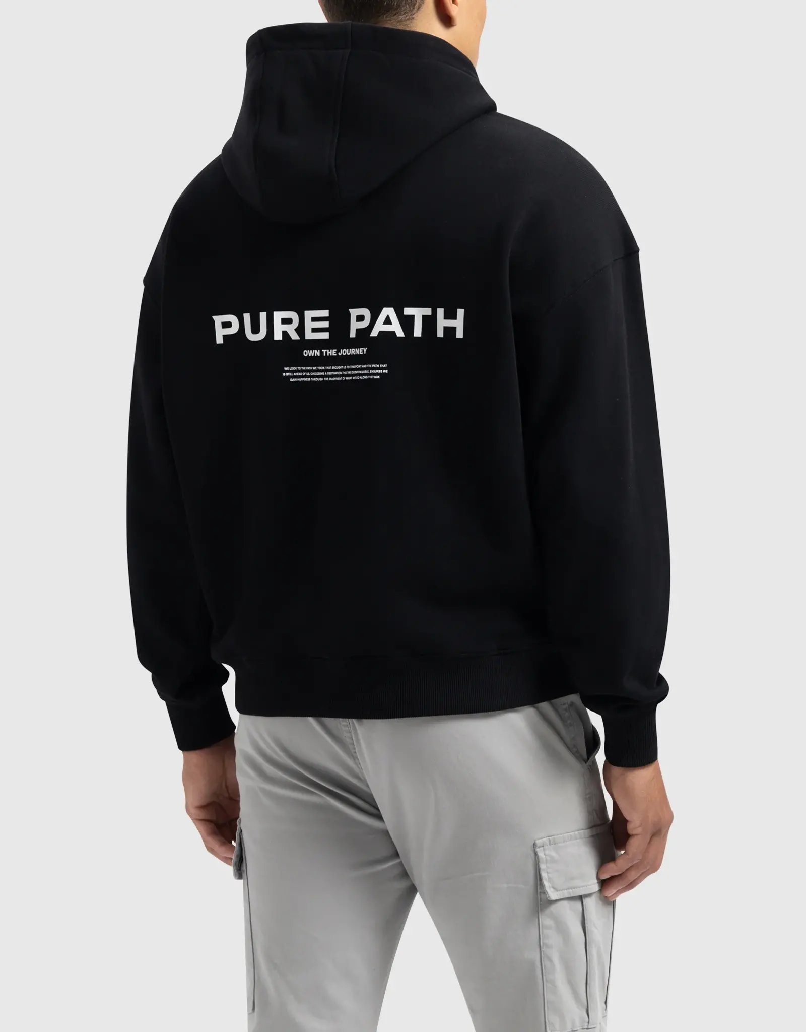 Pure Path Oversized Sweater Hoodie