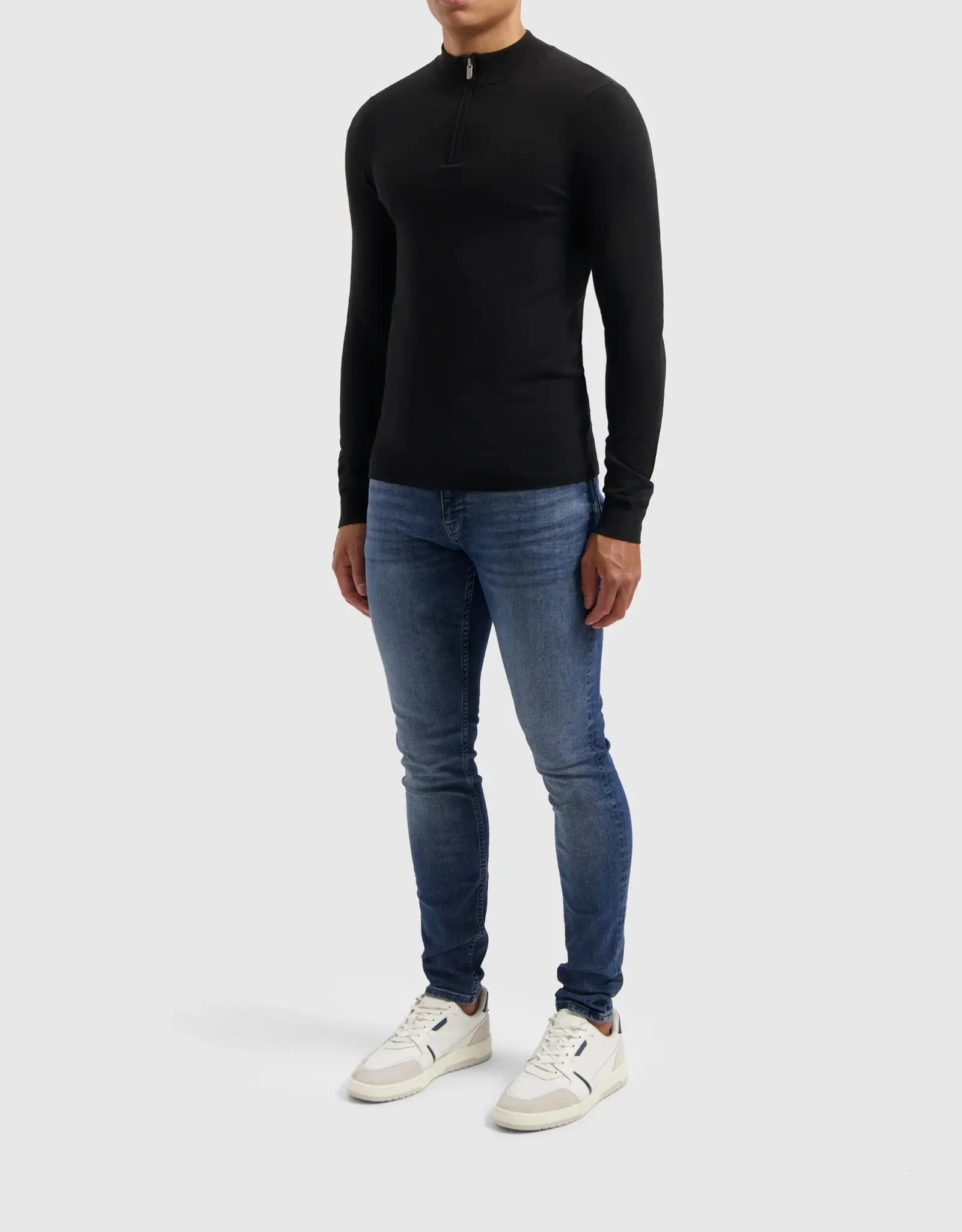 Pure Path Ess Knit Halfzip Sweater