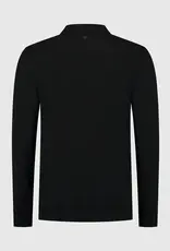 Pure Path Regular Knit Polo Zip L/S