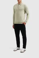 Pure Path Regular Knit Polo Zip L/S