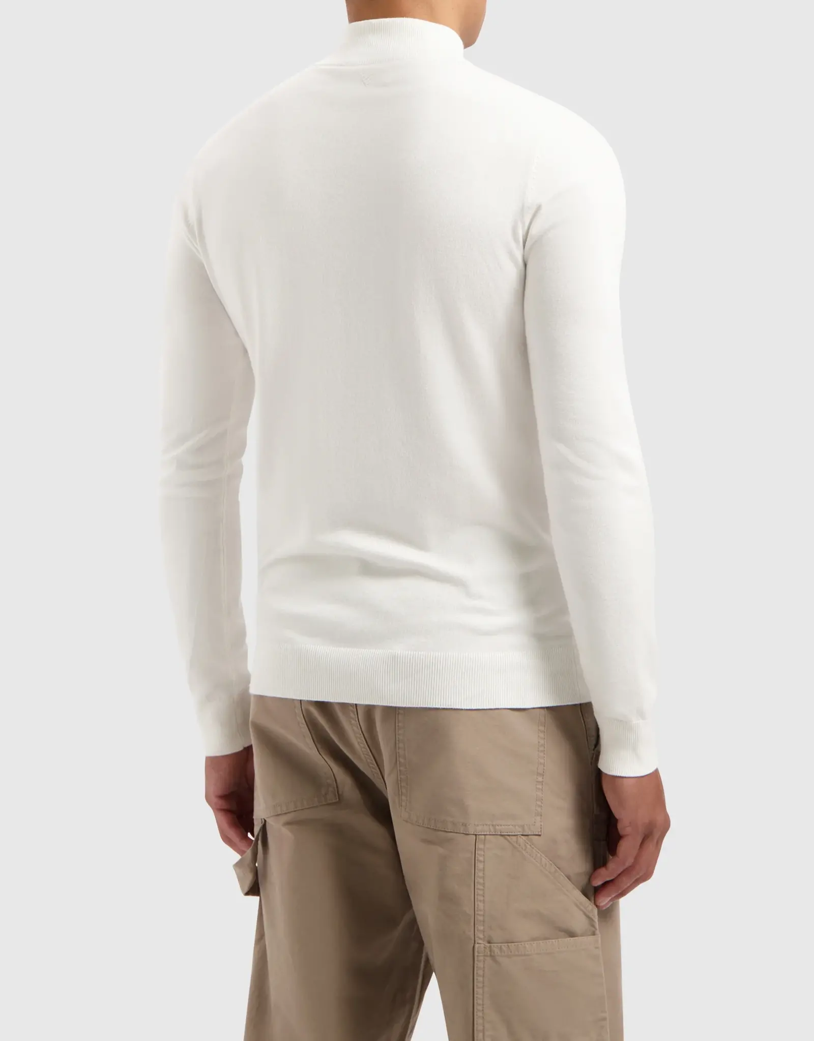 Pure Path Regular Fit Knit Mockneck