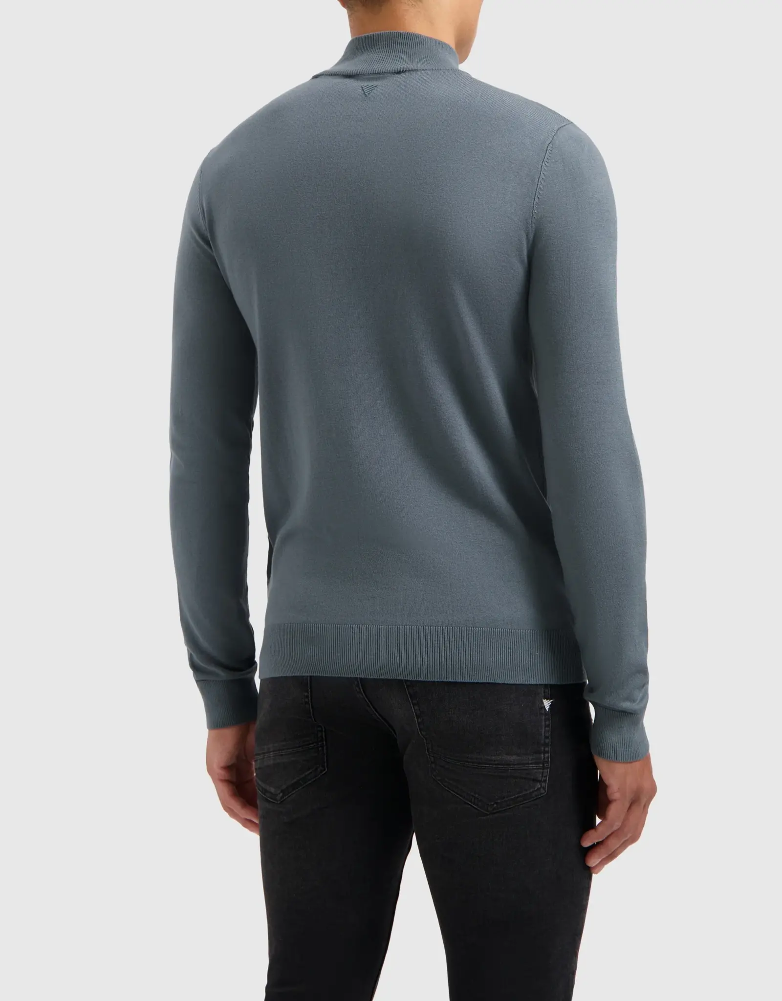 Pure Path Regular Fit Knit Mockneck